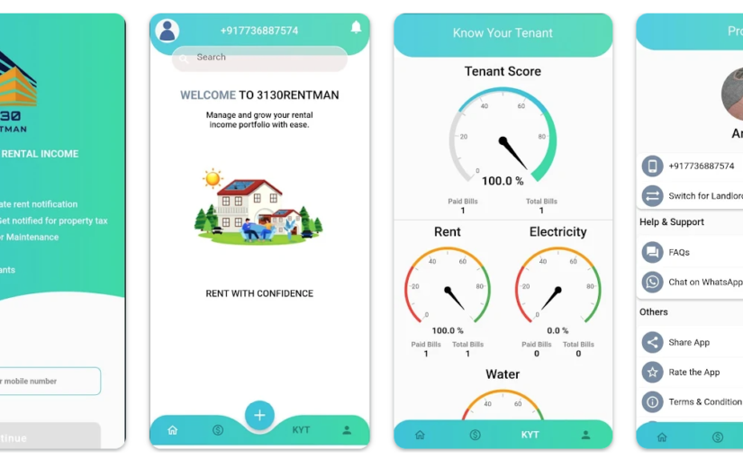 3130 Rentman: Streamlining Rent Management for Property Owners and Tenants